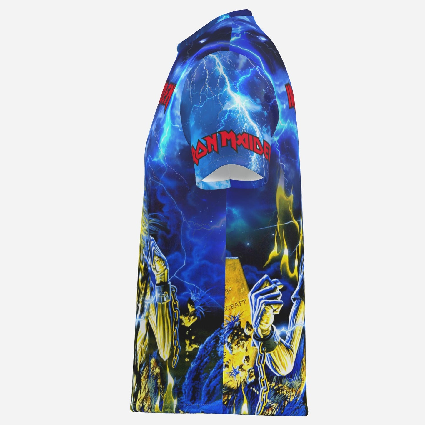 Iron Maiden Men's T-Shirt Short Sleeve-Imitation Cotton 170 GSM