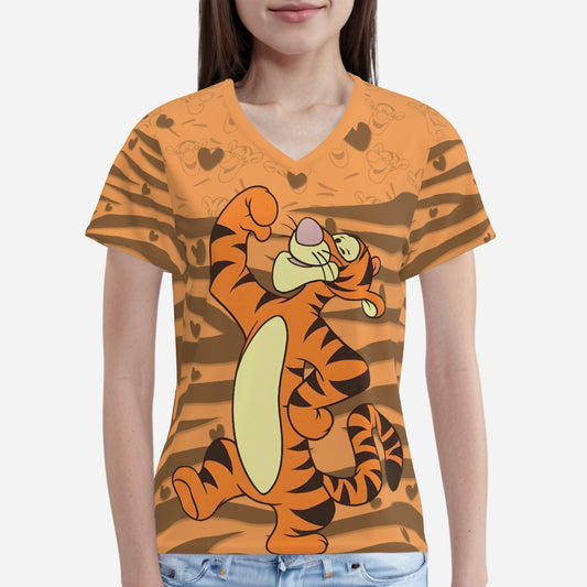 Tigger Women's T-Shirt Classic Fit-Imitation Cotton 170 GSM