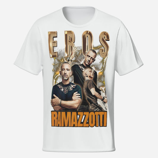 Eros Ramazzotti Cotton Print Men's T-Shirt