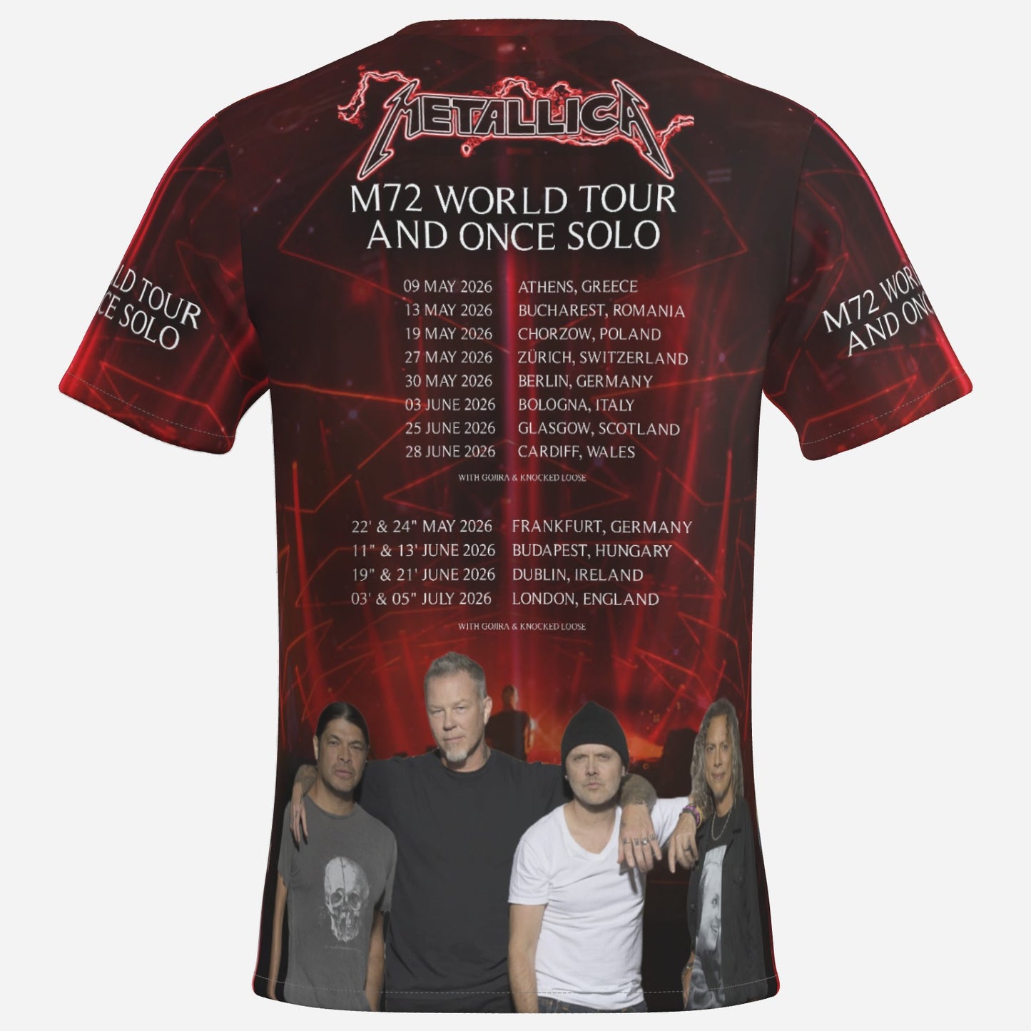 Metallica Tour 2026 T Shirt