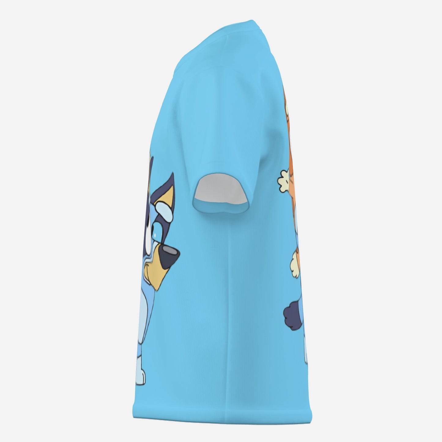 Bluey Boy's O Neck T-Shirt-Imitation Cotton 170 GSM
