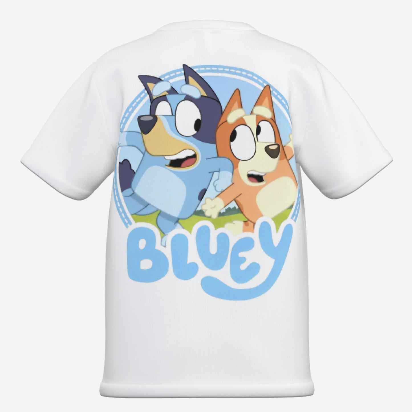 "Bluey"  Boy's O Neck T-Shirt-Imitation Cotton 170 GSM