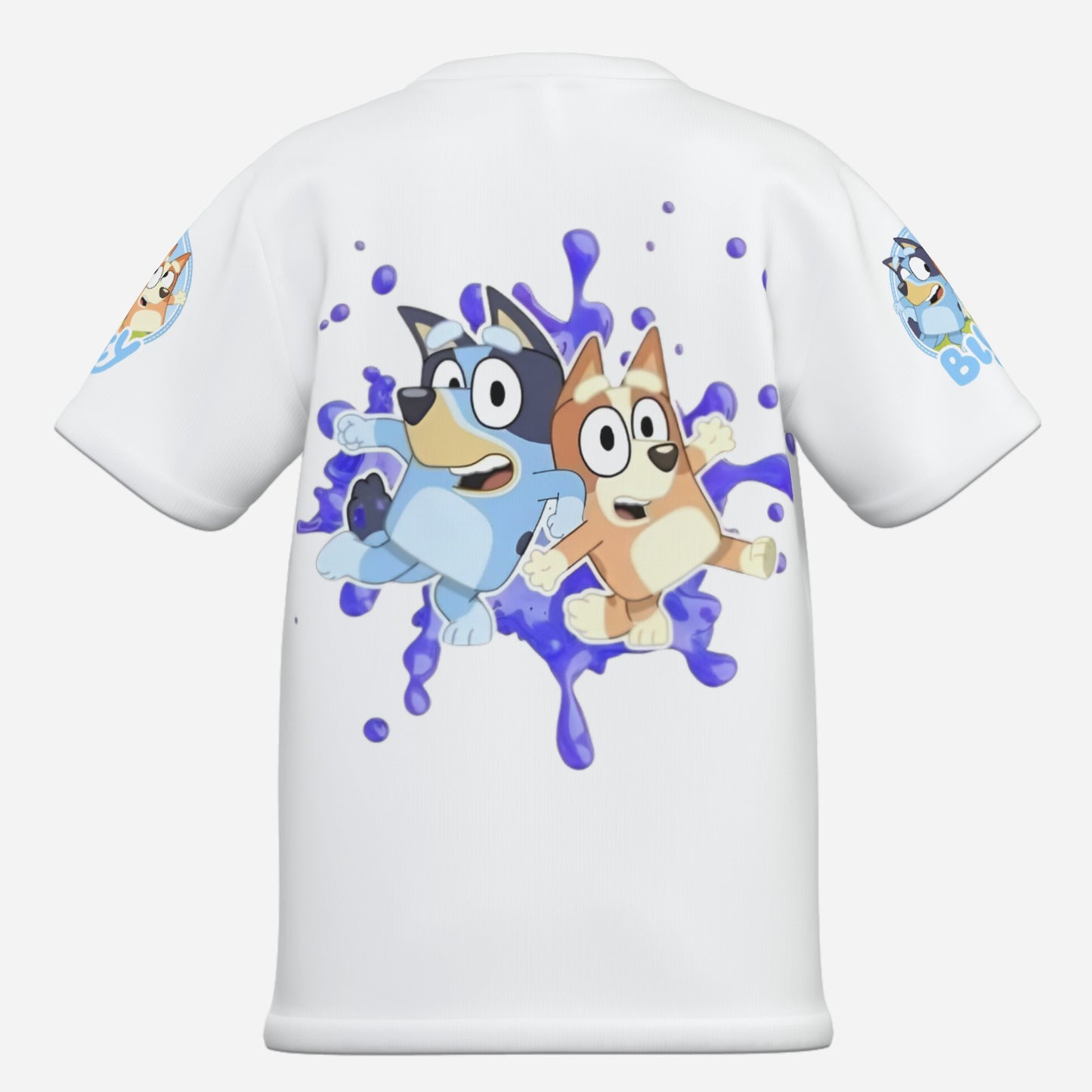 "Bluey" Boy's O Neck T-Shirt-Imitation Cotton 170 GSM