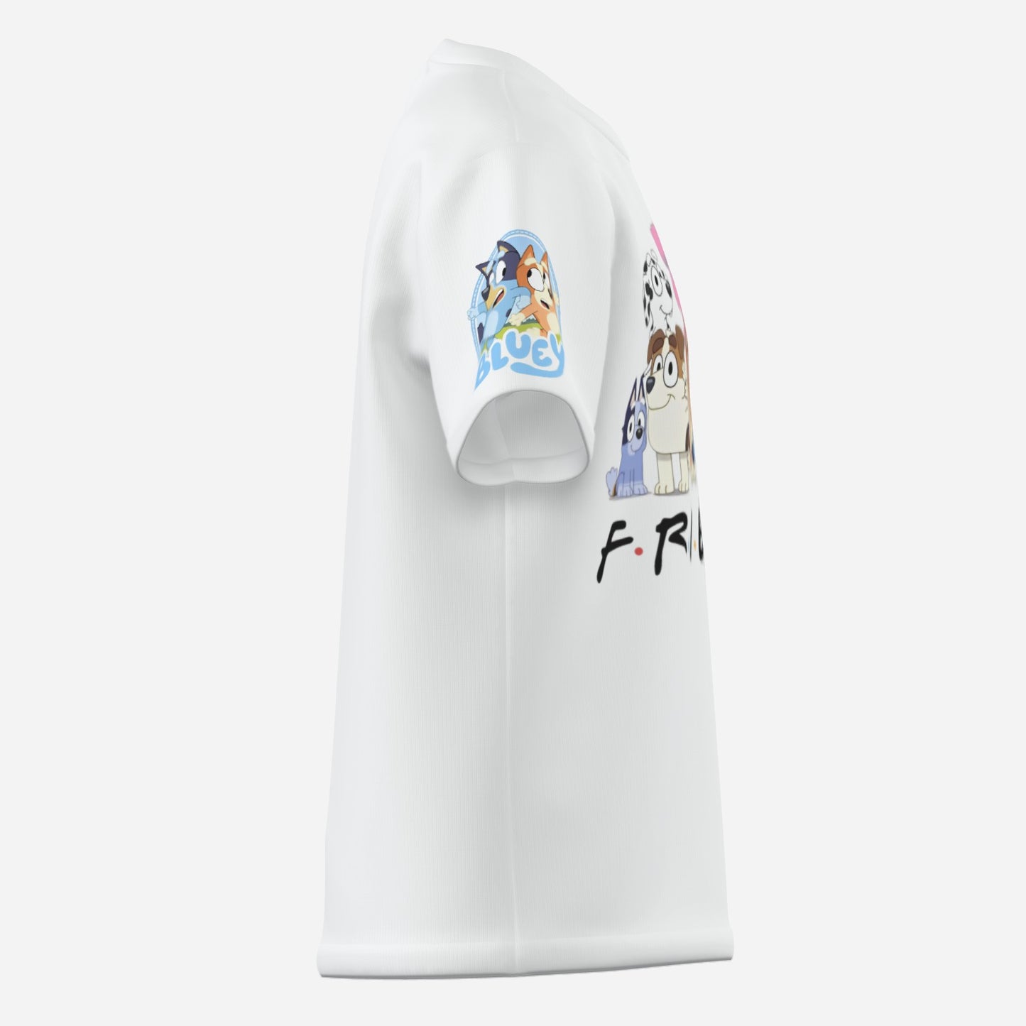 "Bluey" Boy's O Neck T-Shirt-Imitation Cotton 170 GSM
