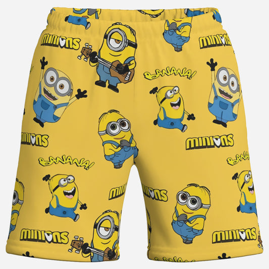 Minions Boy's Elastic Waist Short Pants-Elastic Cloth
