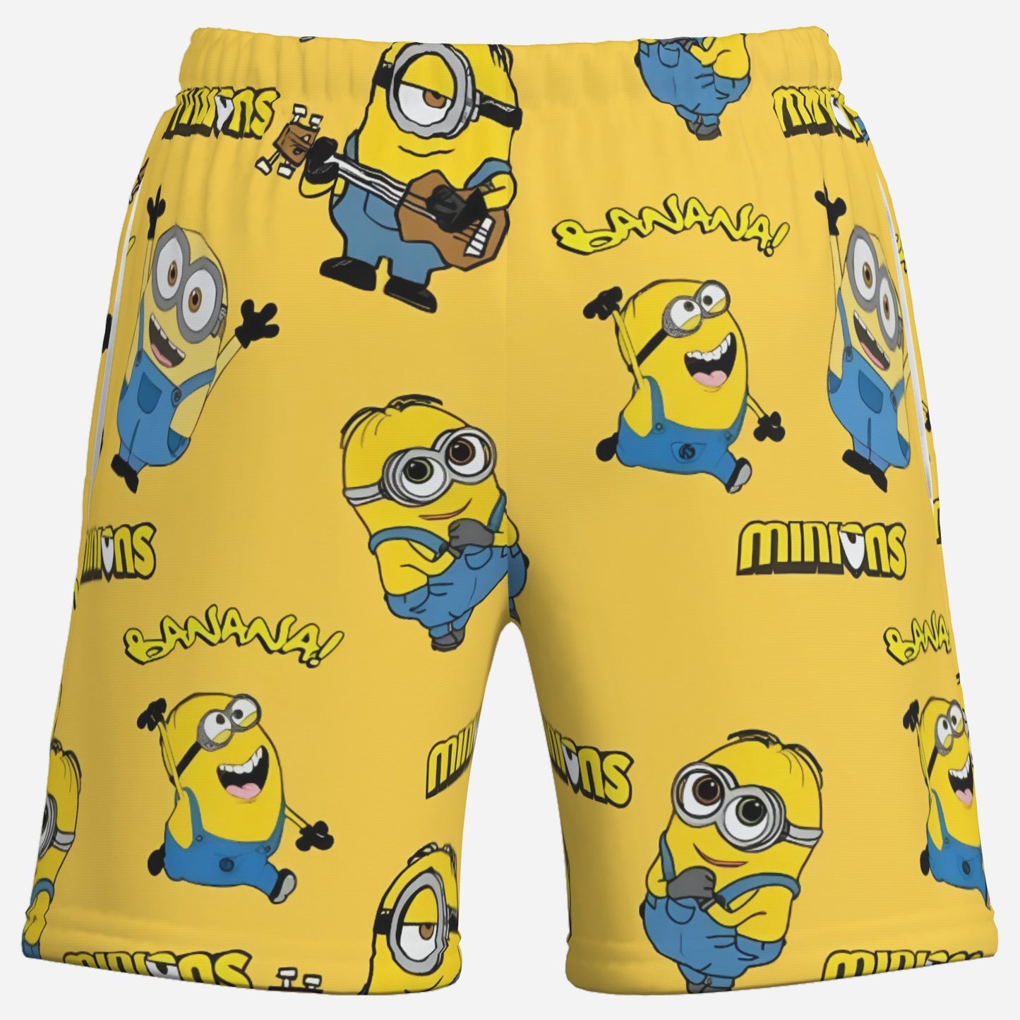 Minions Boy's Elastic Waist Short Pants-Elastic Cloth
