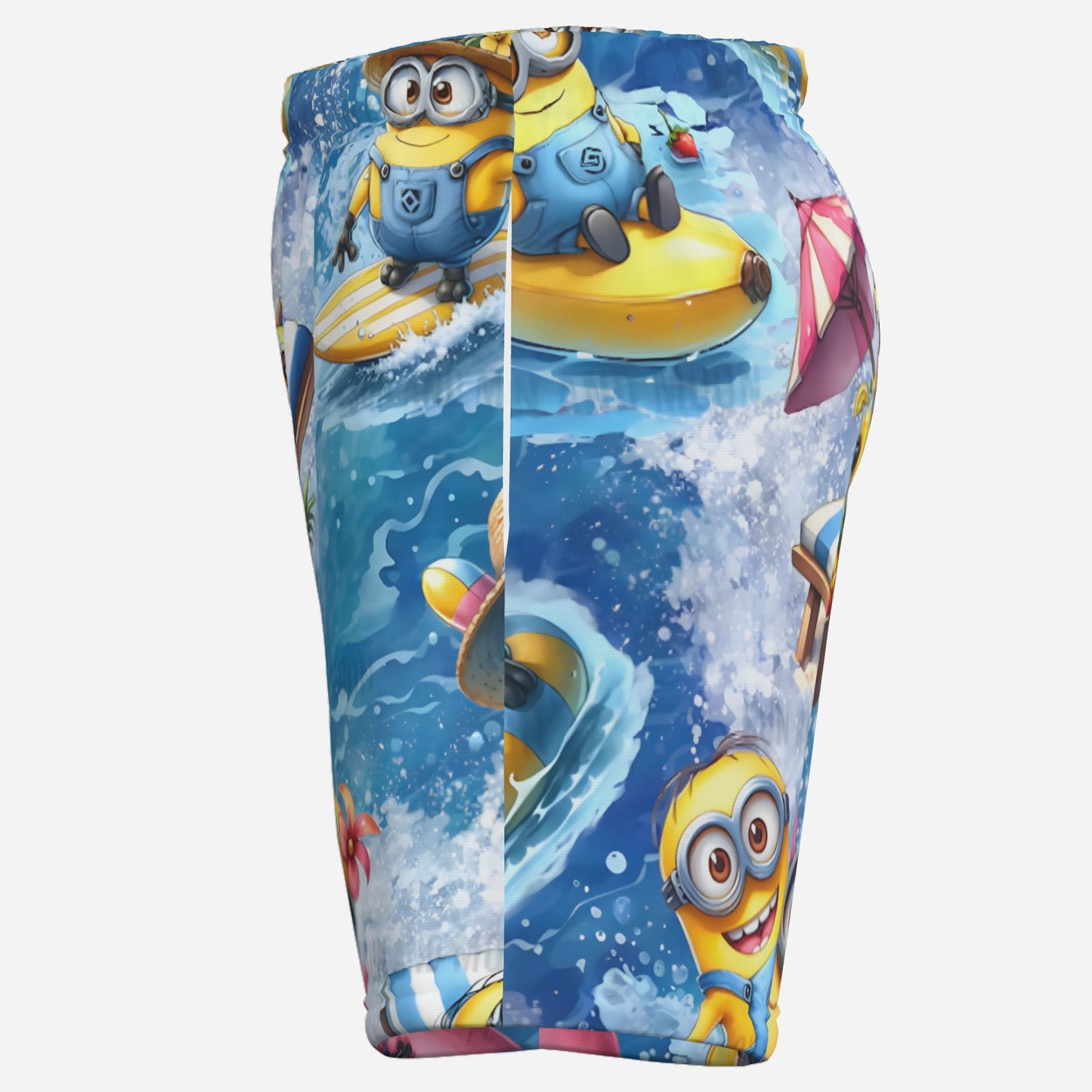 Minions Elastic Waist Short Pants-Elastic Cloth 120 GSM