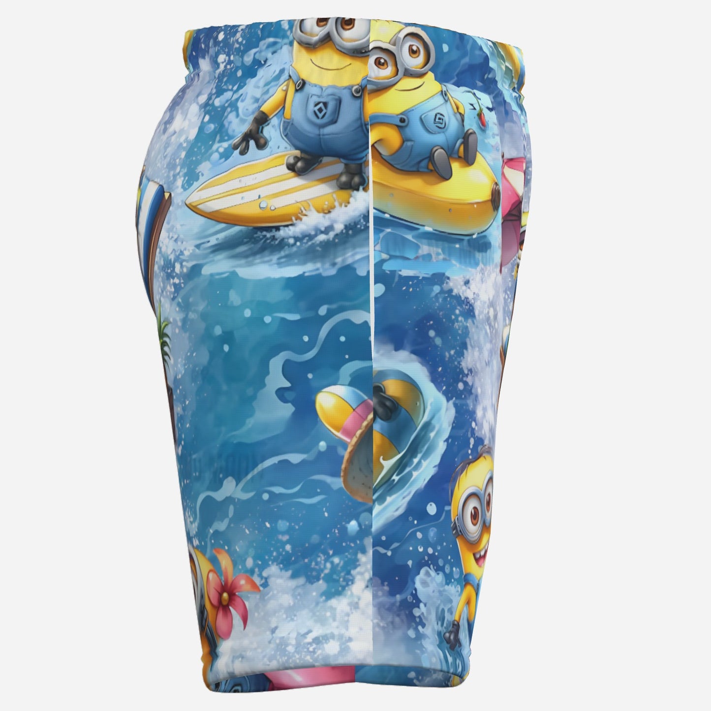 Minions Elastic Waist Short Pants-Elastic Cloth 120 GSM