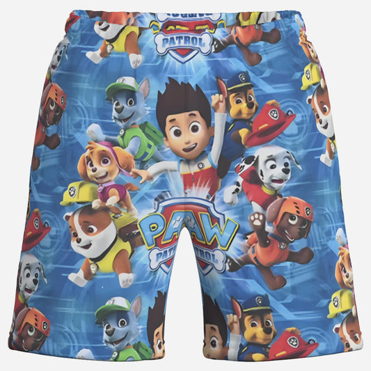 Paw Patrol Boy's Elastic Waist Short Pants-Elastic Cloth 120 GSM
