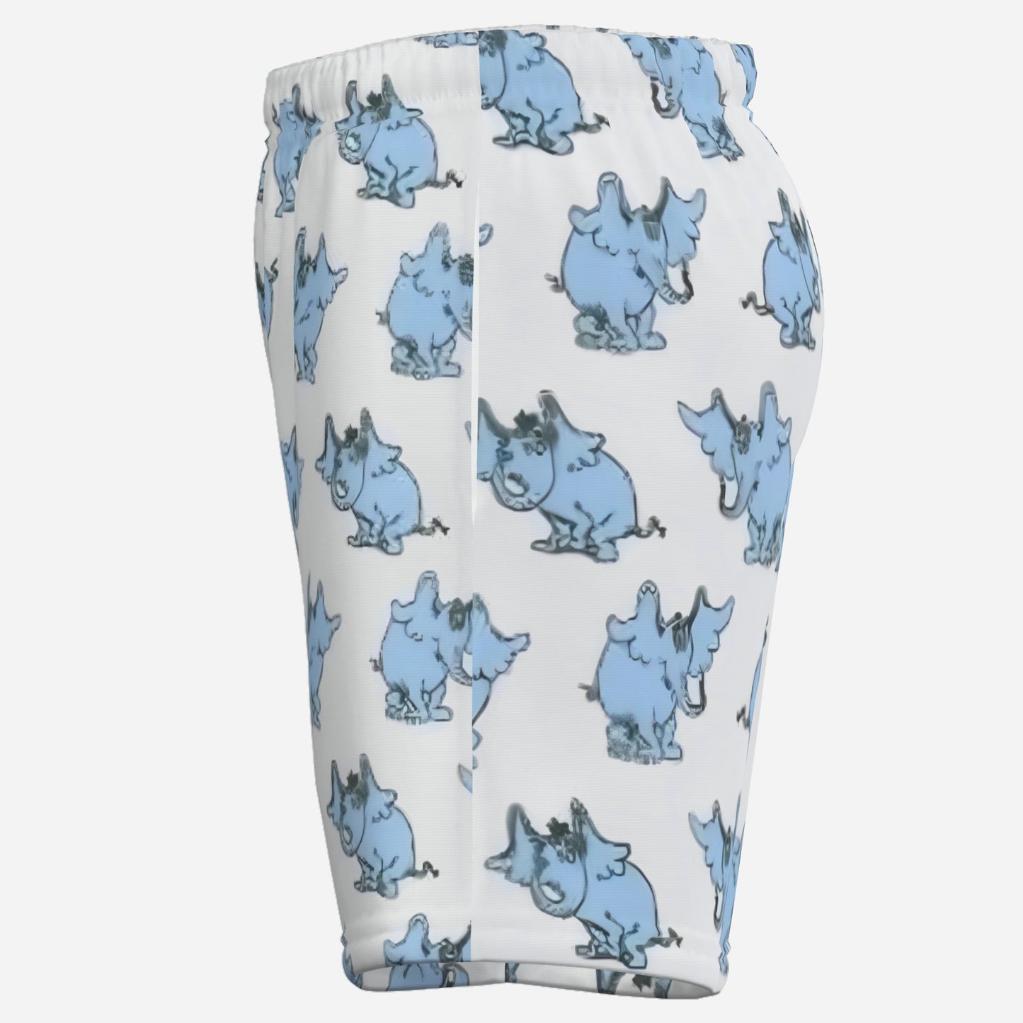 A Little Dr. Seuss Elastic Waist Short Pants-Elastic Cloth 120 GSM