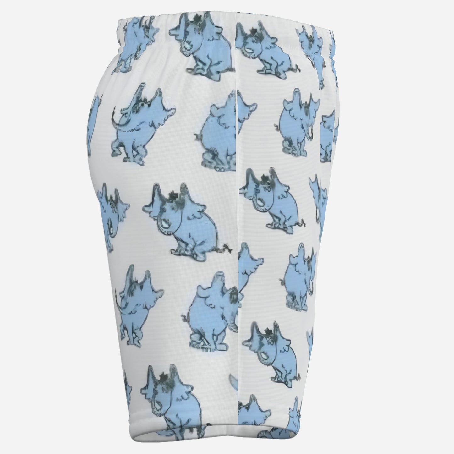 A Little Dr. Seuss Elastic Waist Short Pants-Elastic Cloth 120 GSM