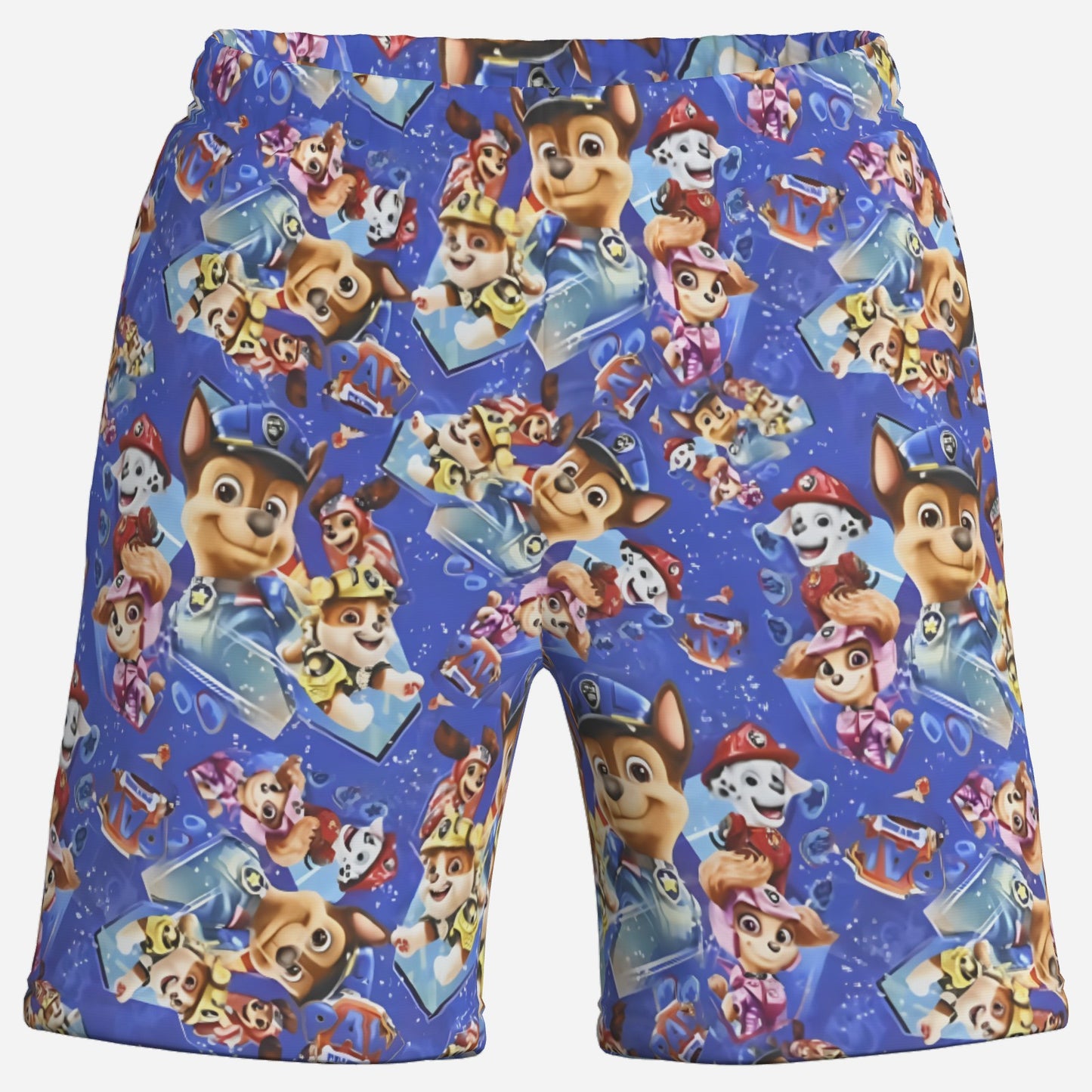 Paw Patrol Elastic Waist Short Pants-Elastic Cloth 120 GSM