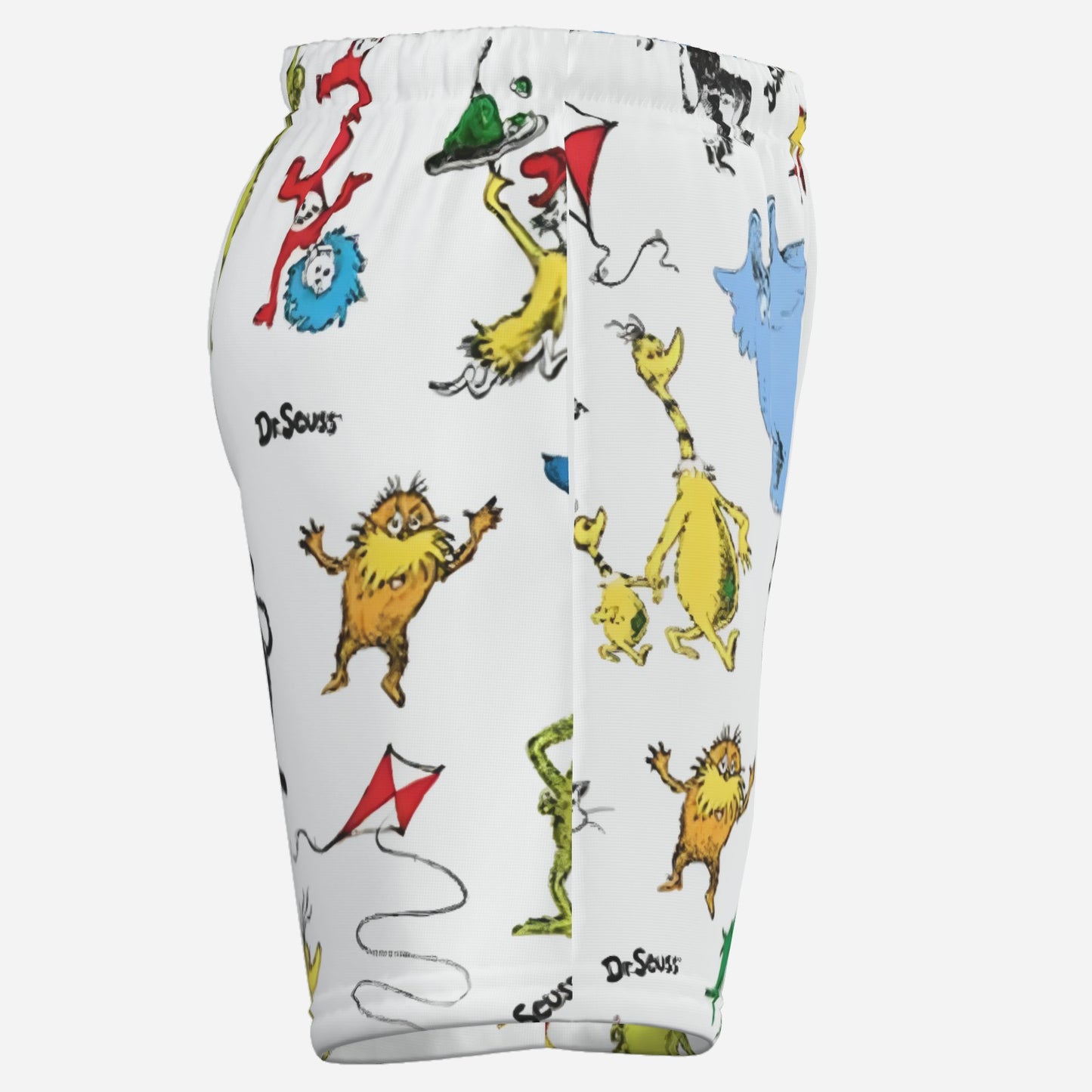 A Little Dr. Seuss Boy's Elastic Waist Short Pants-Elastic Cloth 120 GSM