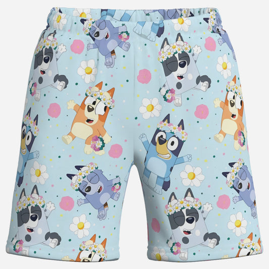 Bluey Boy's Elastic Waist Short Pants-Elastic Cloth 120 GSM