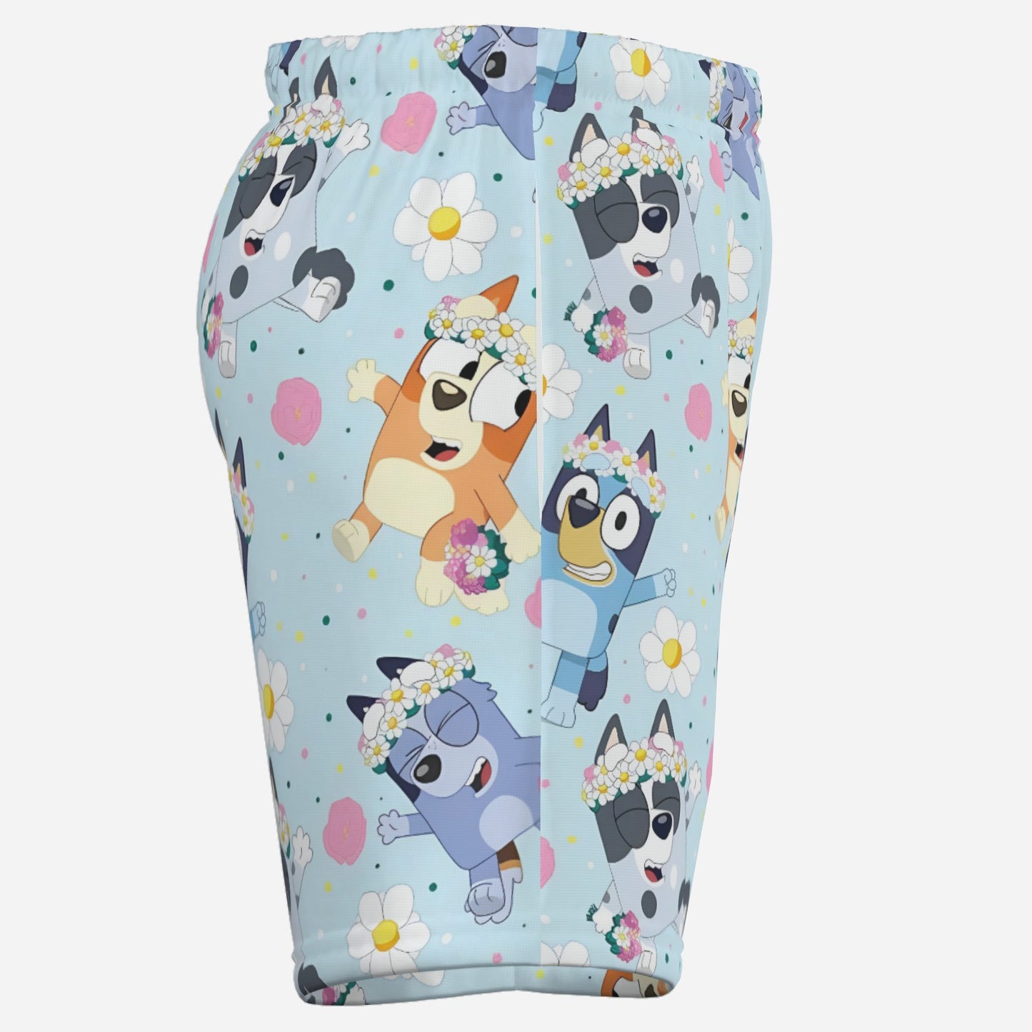 Bluey Boy's Elastic Waist Short Pants-Elastic Cloth 120 GSM