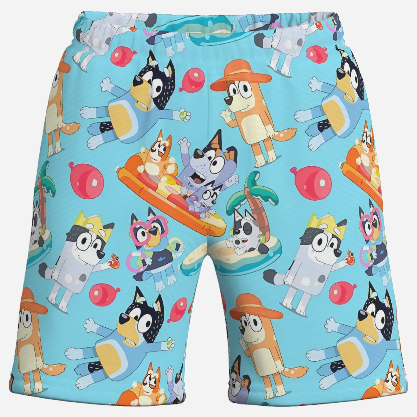 Bluey Boy's Elastic Waist Short Pants-Elastic Cloth 120 GSM