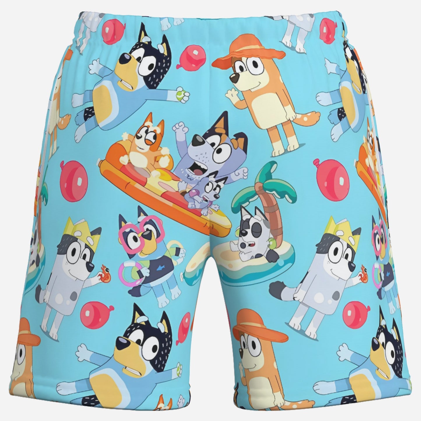 Bluey Boy's Elastic Waist Short Pants-Elastic Cloth 120 GSM