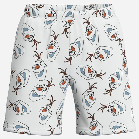 Olaf Boy's Elastic Waist Short Pants-Elastic Cloth 120 GSM