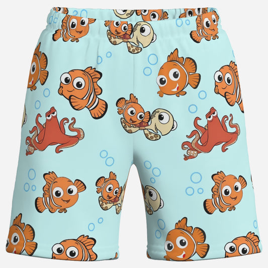 Nemo Boy's Elastic Waist Short Pants-Elastic Cloth 120 GSM