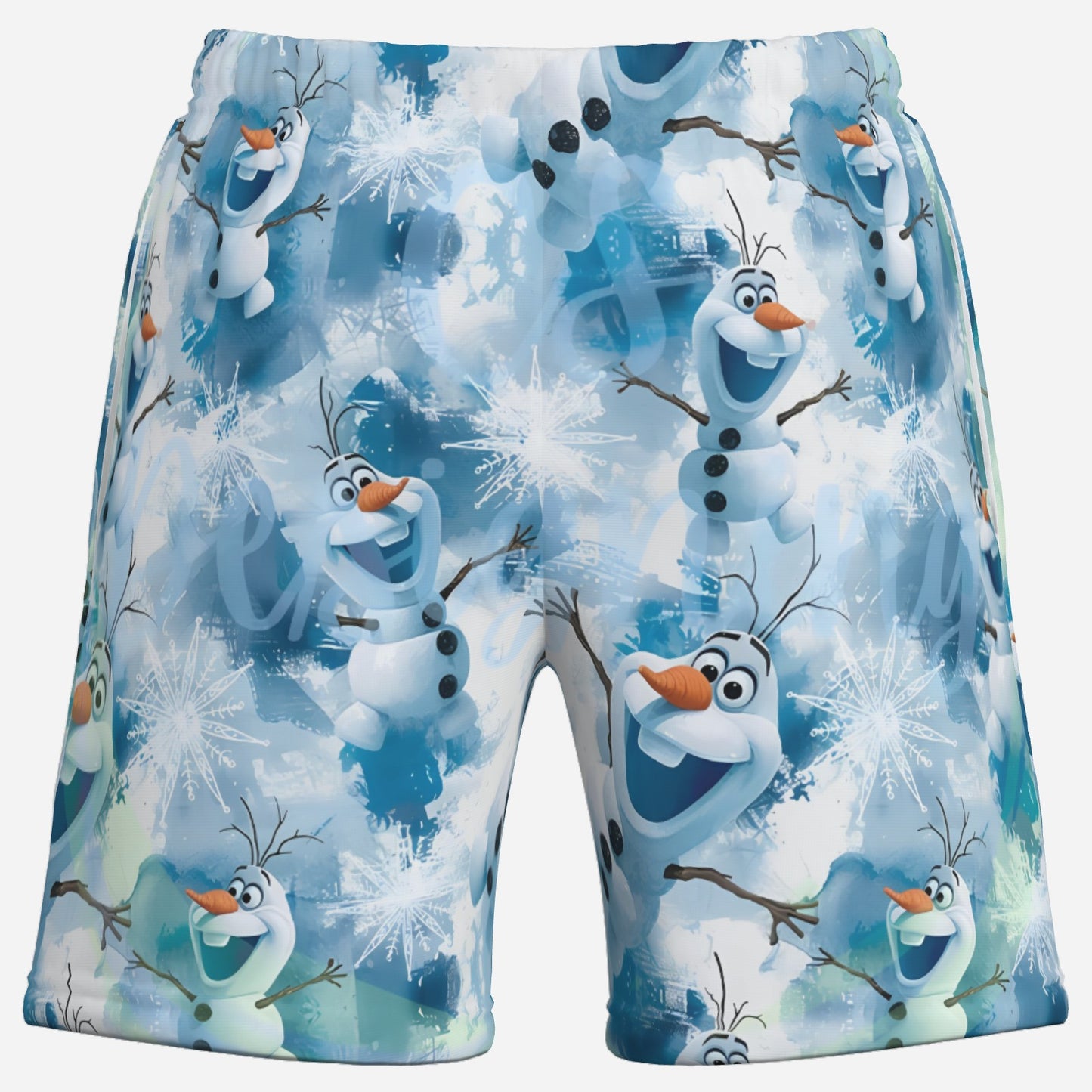 Olaf Boy's Elastic Waist Short Pants-Elastic Cloth 120 GSM