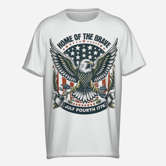 Men's O Neck T-Shirt-Reinforced Neckline-Mi Tong Mesh 140 GSM