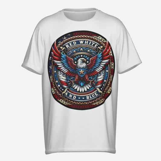 Men's O Neck T-Shirt-Reinforced Neckline-Mi Tong Mesh 140 GSM