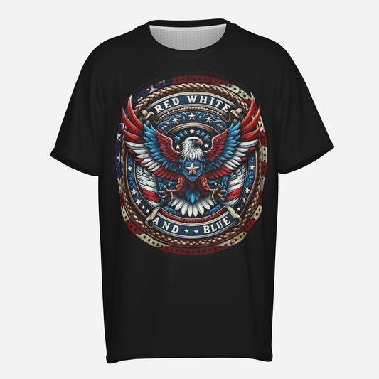 Men's O Neck T-Shirt-Reinforced Neckline-Mi Tong Mesh 140 GSM