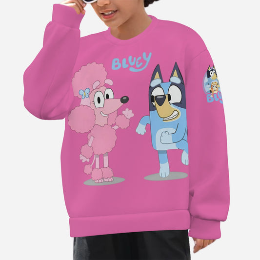 All-Over Print Boy's Casual- Sweatshirt-Air Layer 230 GSM