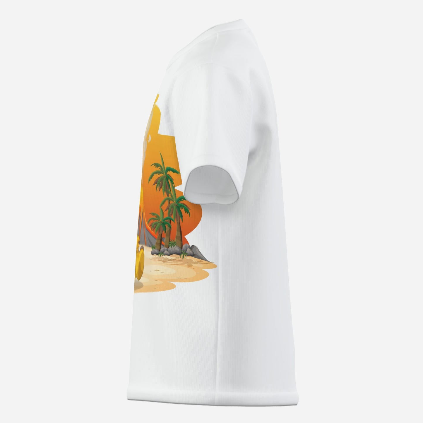 Lustiges Kinder Dino T-Shirt aus Baumwolle Imitat