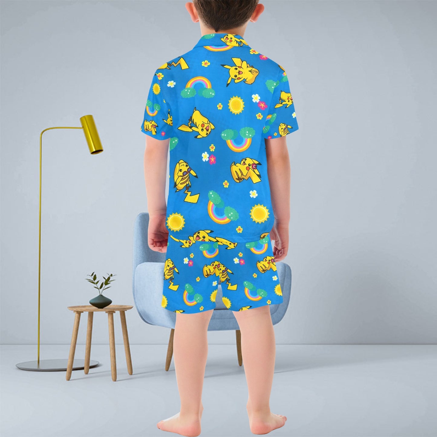 Pikatchu V-Neck Short Pyjama Set