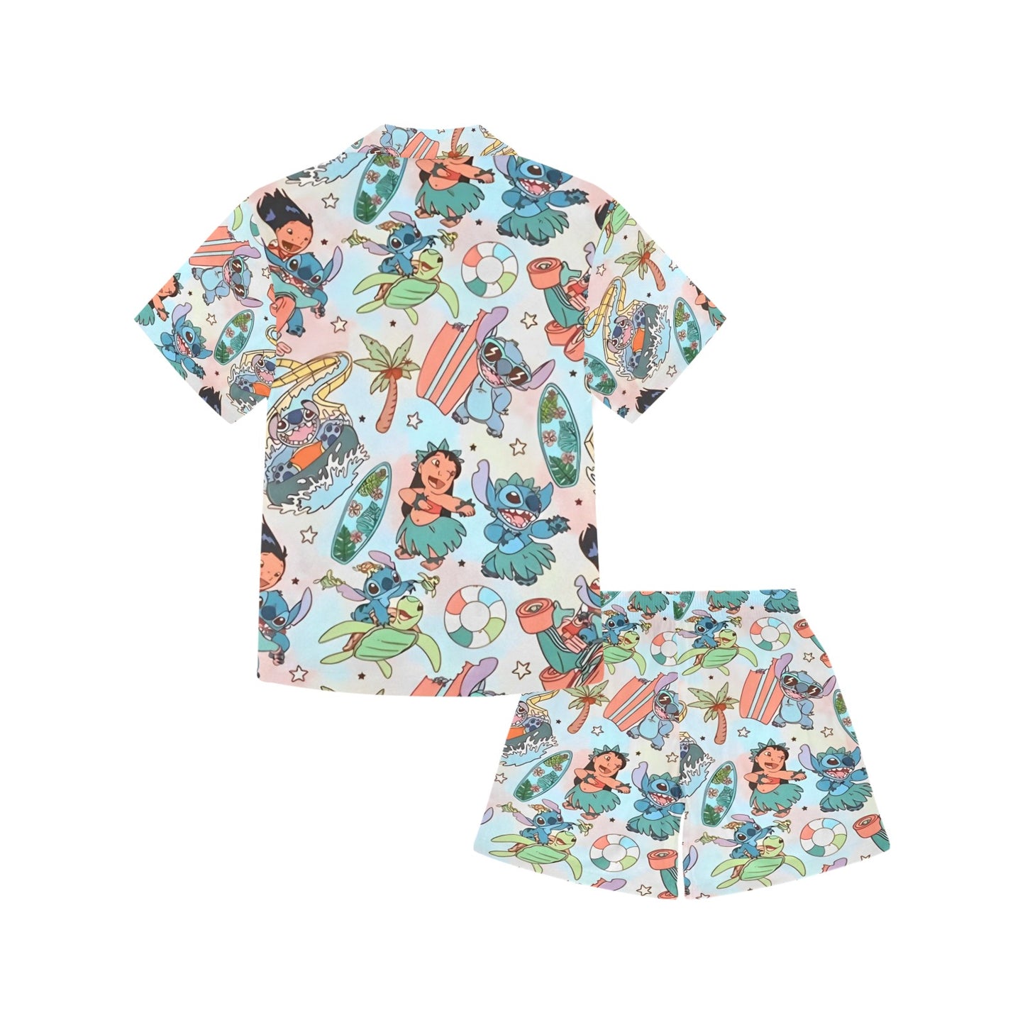 Lilo & Stitch V-Neck Short Pyjama Set