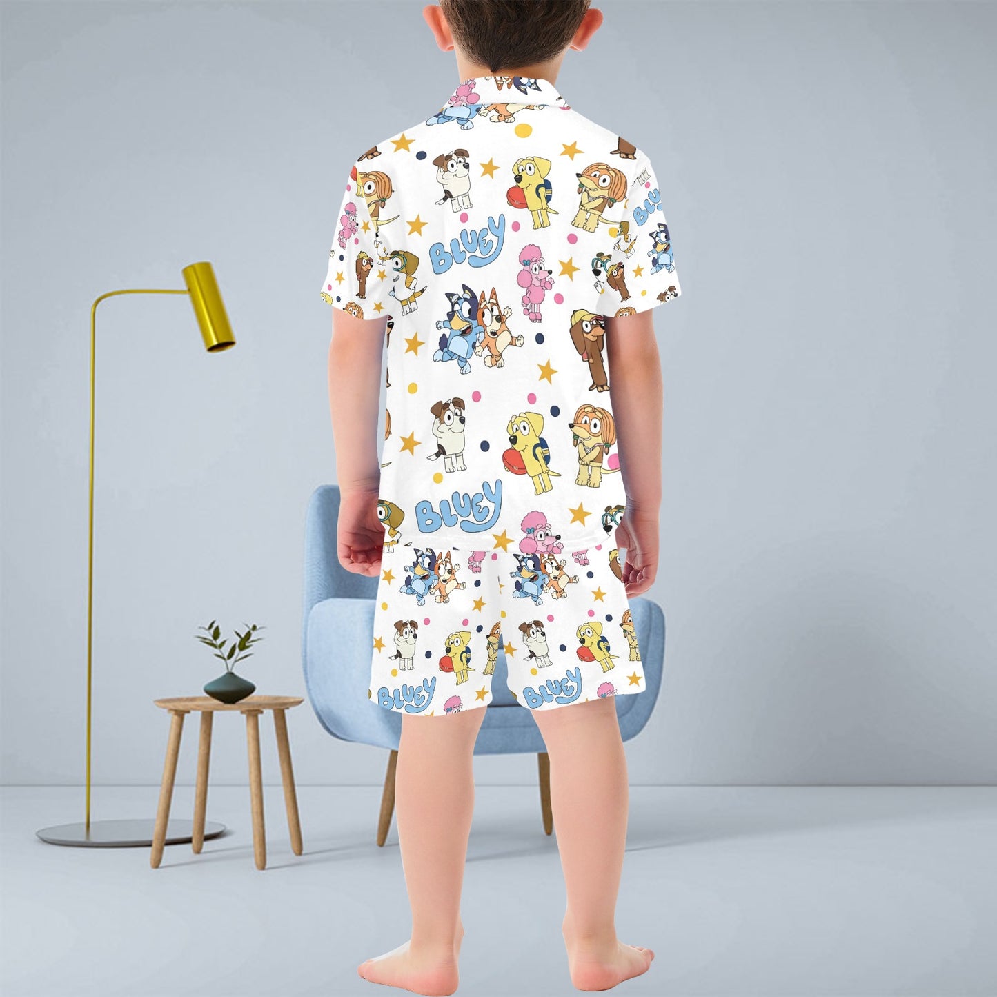 "Bluey" V-Neck Short Pyjama Set