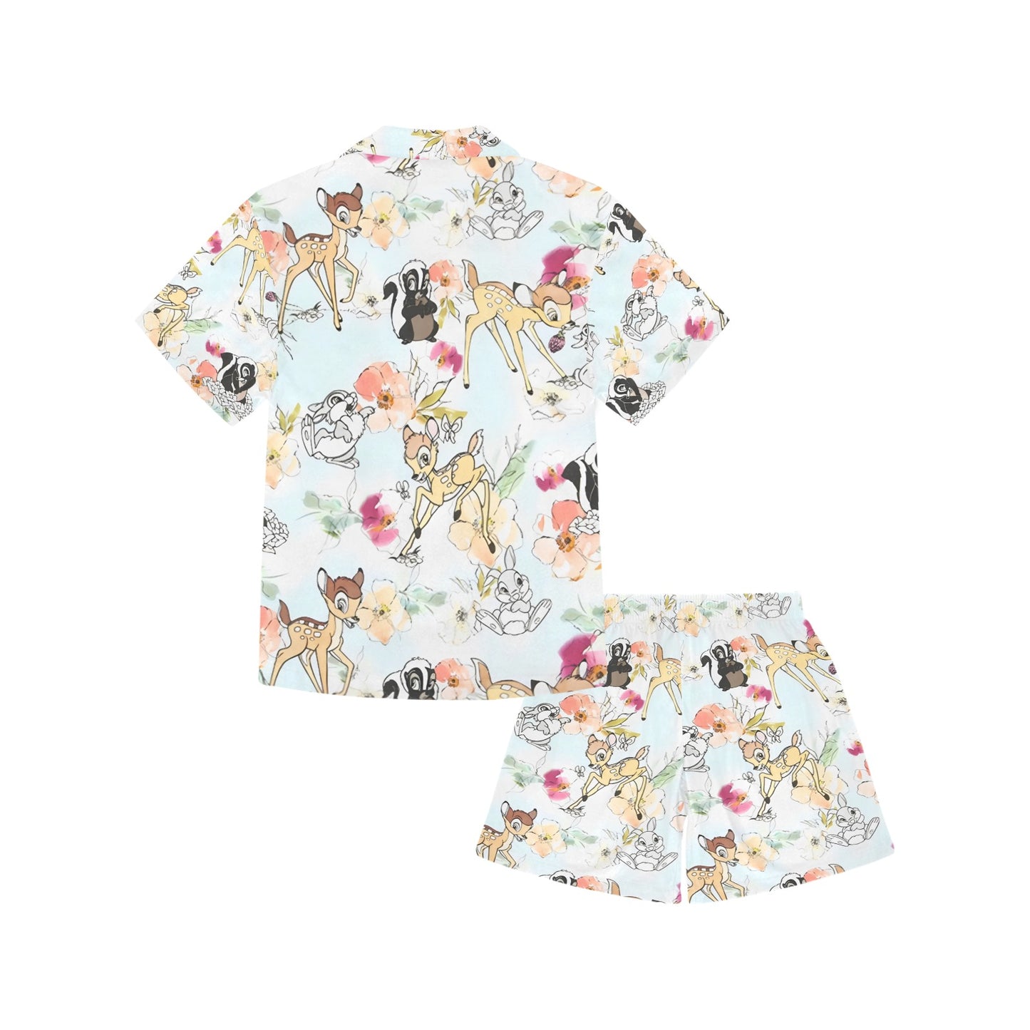 Bambi V-Neck Short Pyjama Set