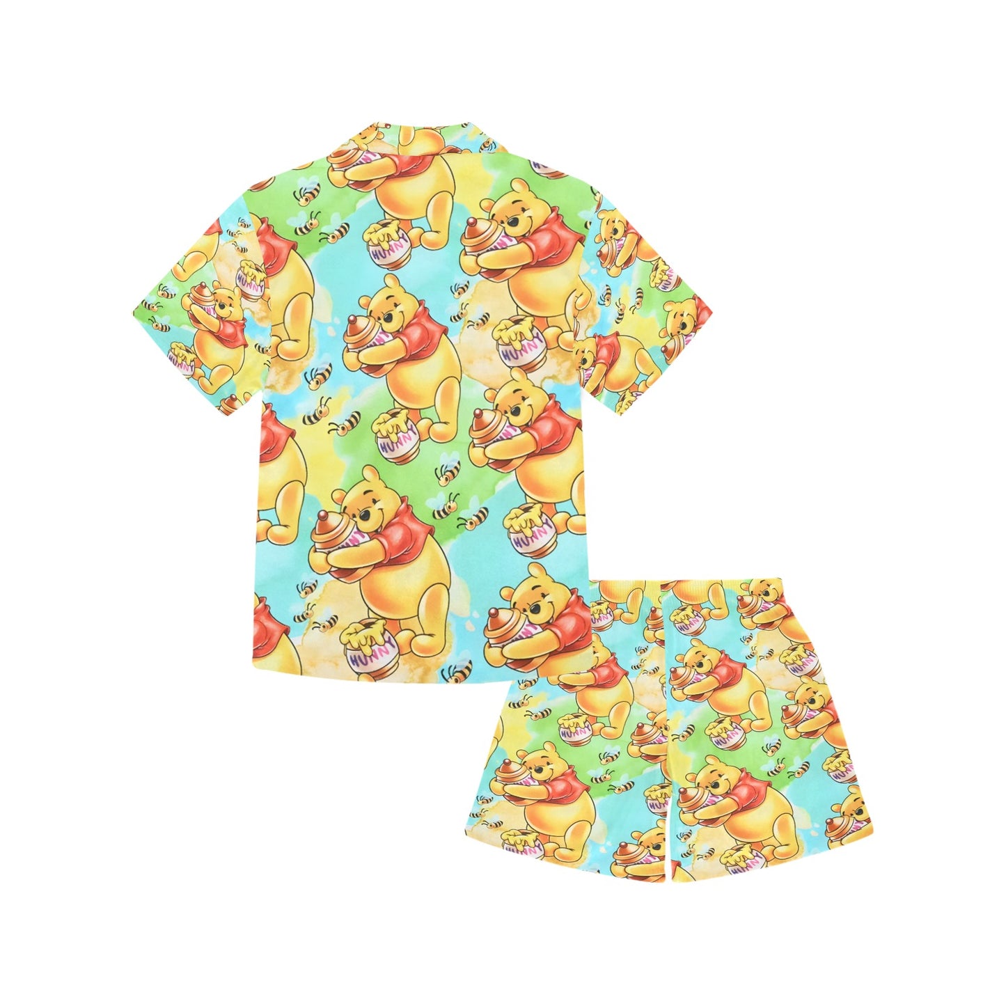 Winnien the Pooh V-Neck Short Pyjama Set