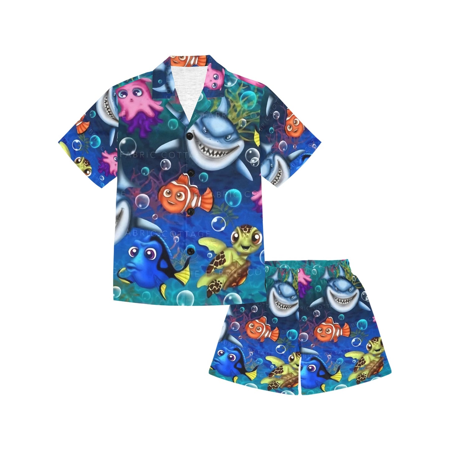 Nemo V-Neck Short Pyjama Set
