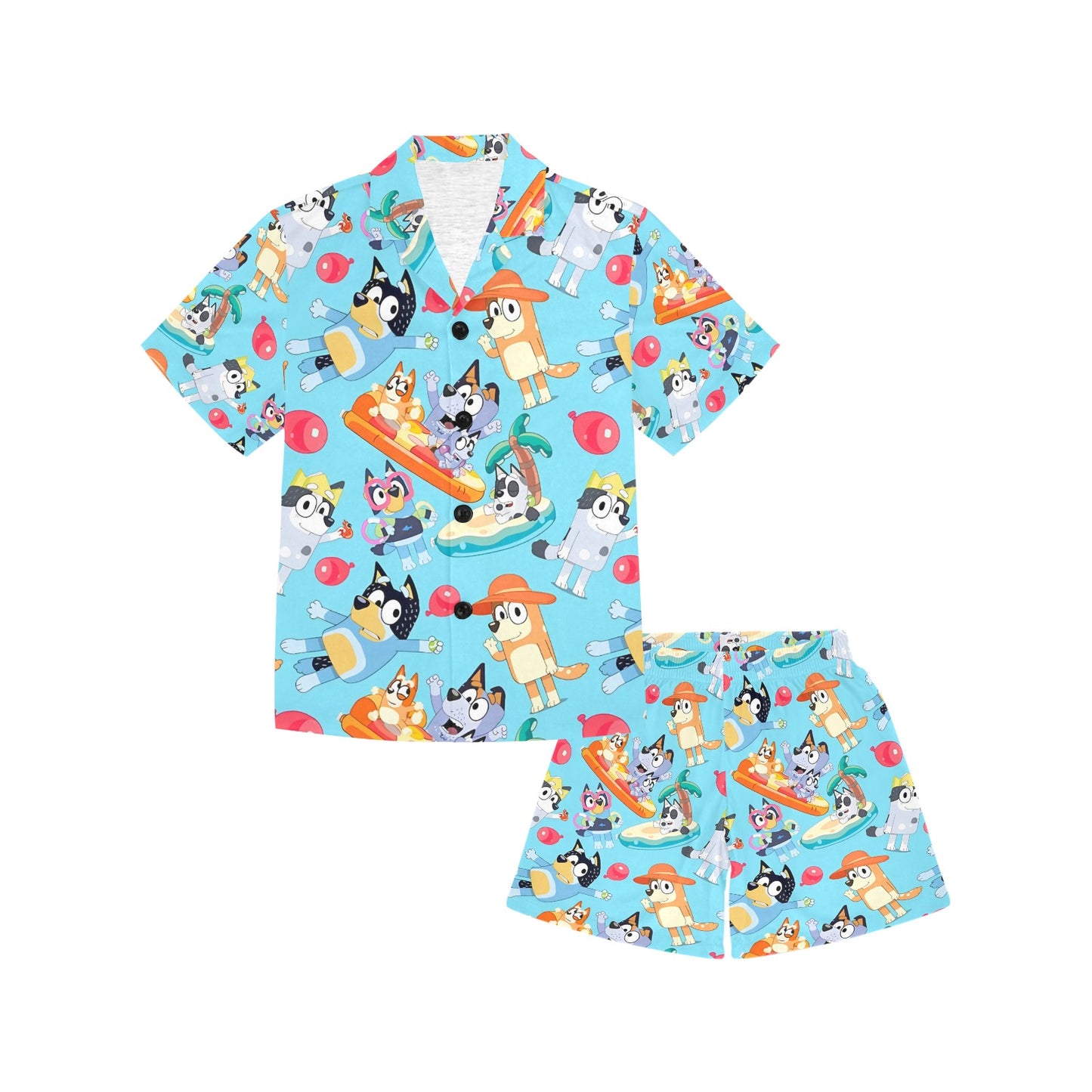 Bluey V-Neck Short Pyjama Set