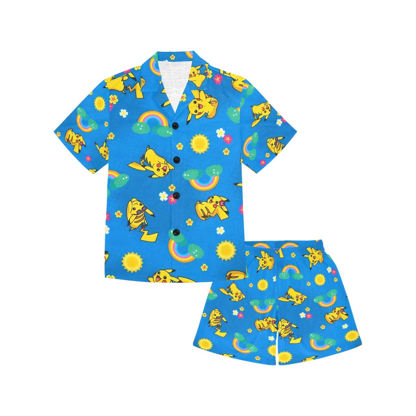 Pikatchu V-Neck Short Pyjama Set