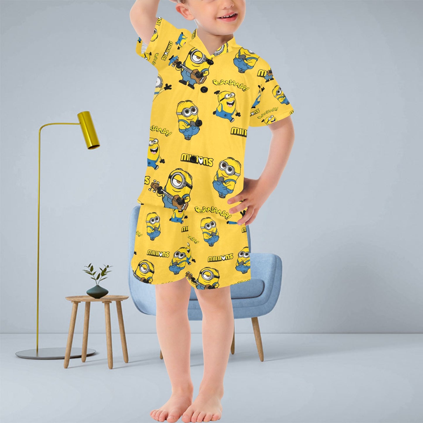 Minons V-Neck Short Pyjama Set