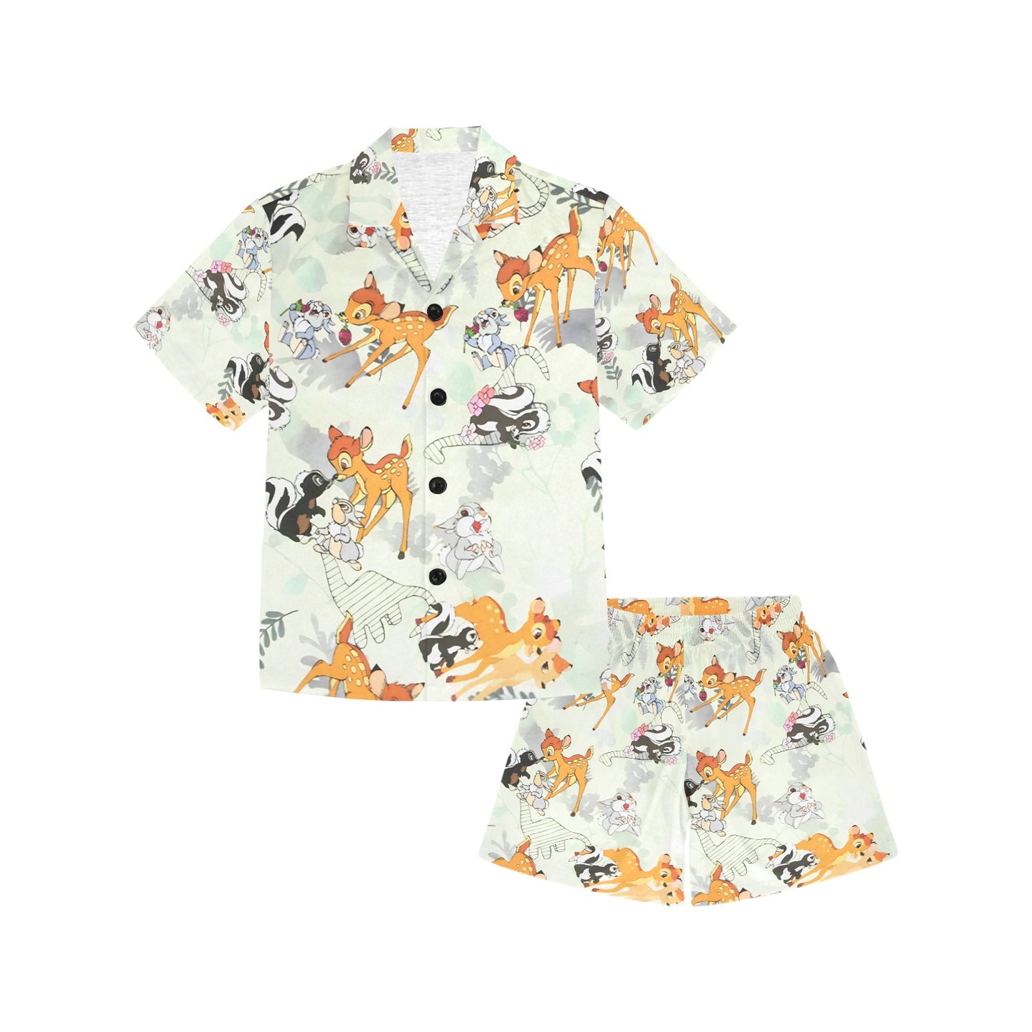 Bambi V-Neck Short Pyjama Set