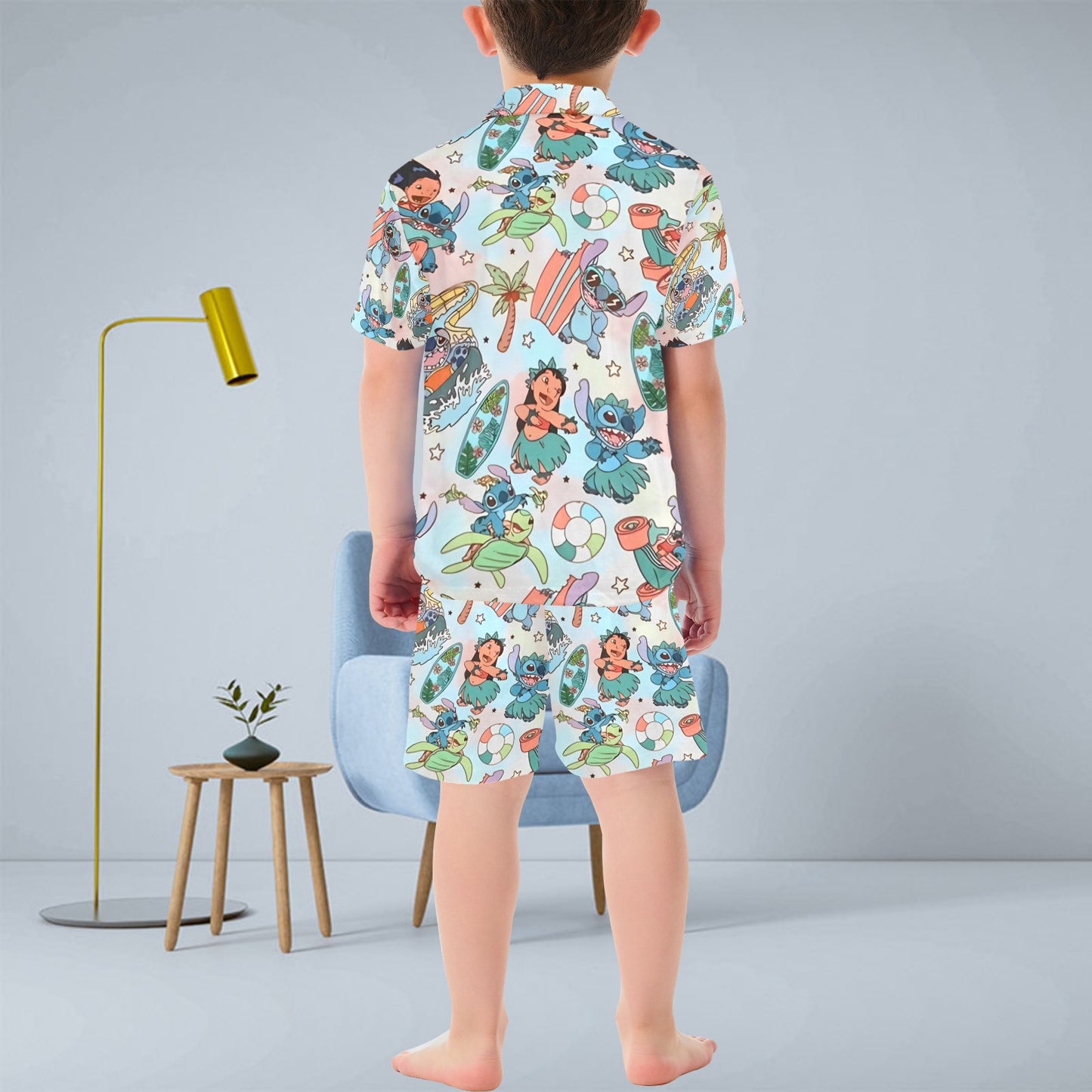 Lilo & Stitch V-Neck Short Pyjama Set