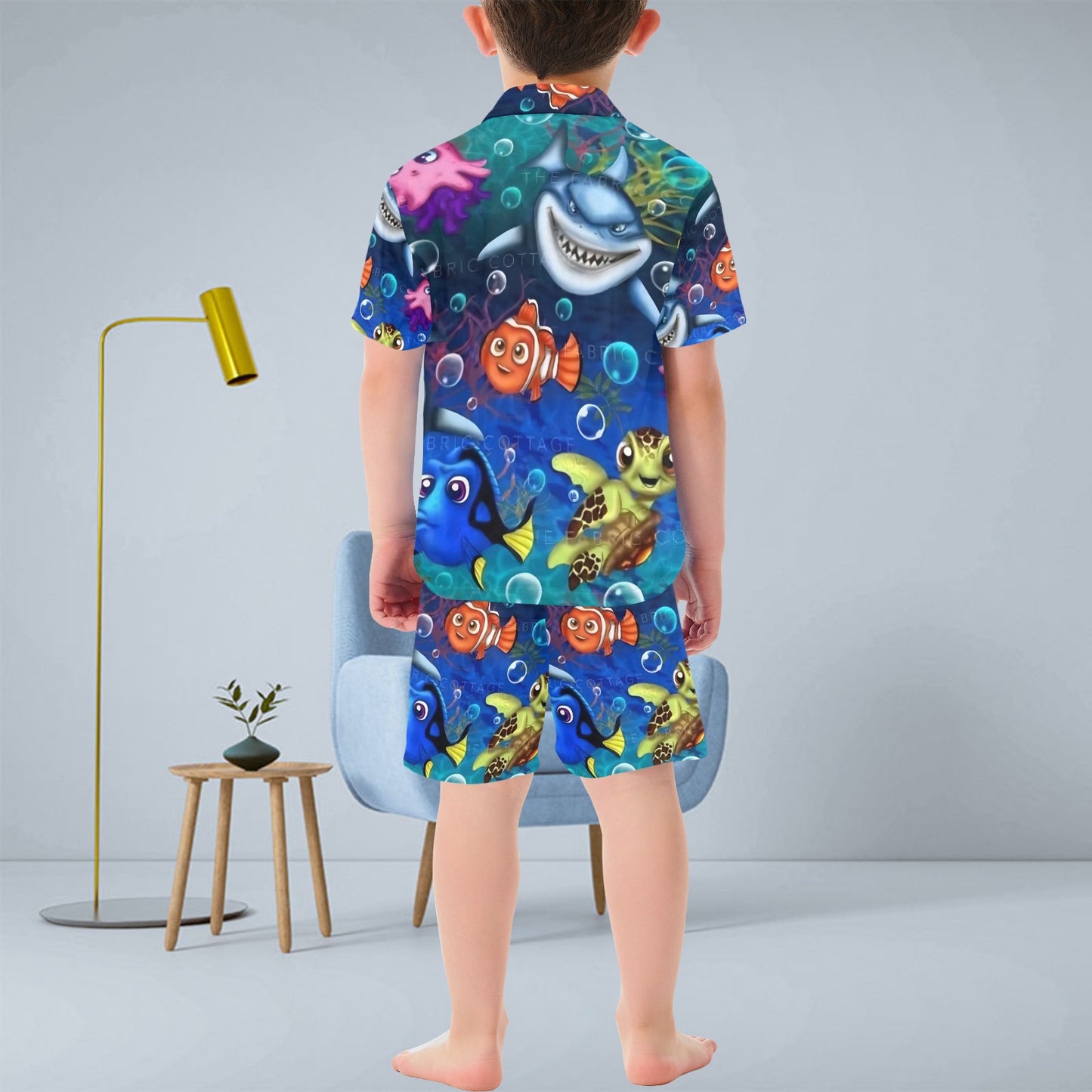 Nemo V-Neck Short Pyjama Set