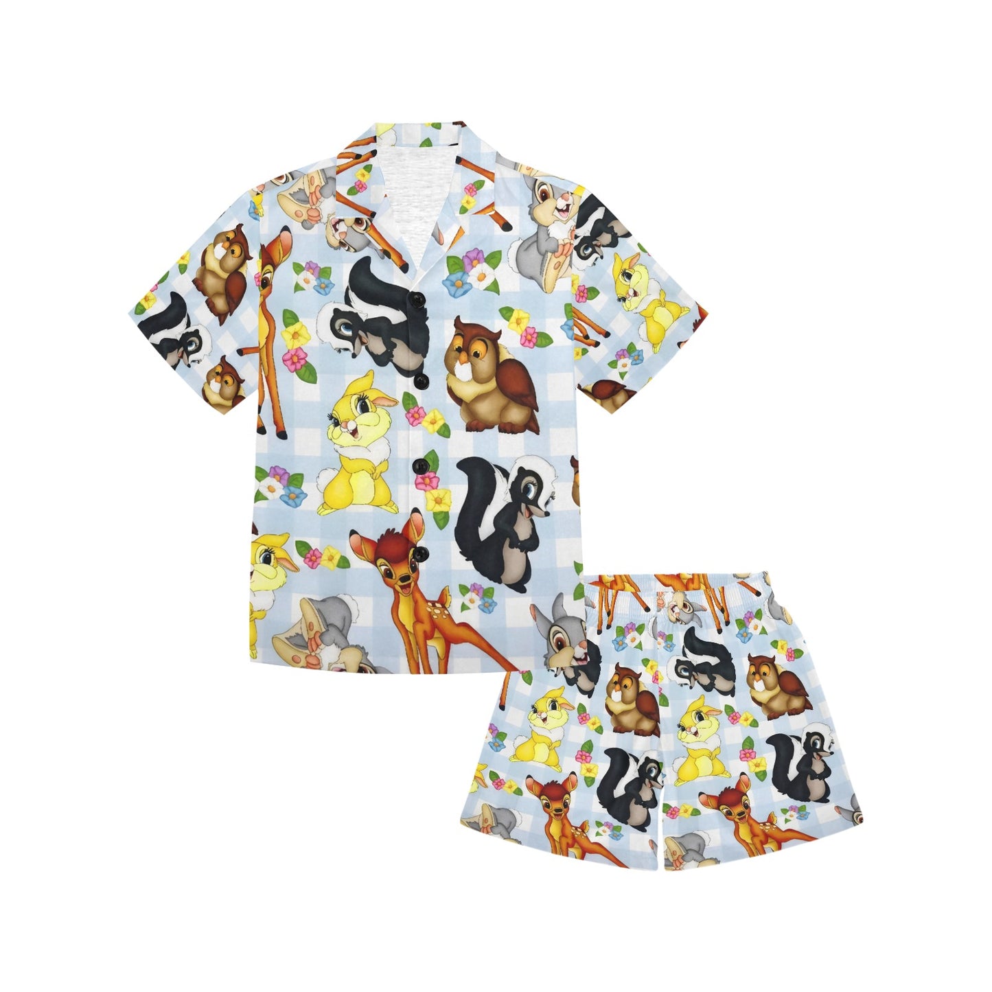 Bambi V-Neck Short Pyjama Set