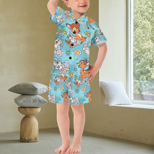 Bambi V-Neck Short Pyjama Set