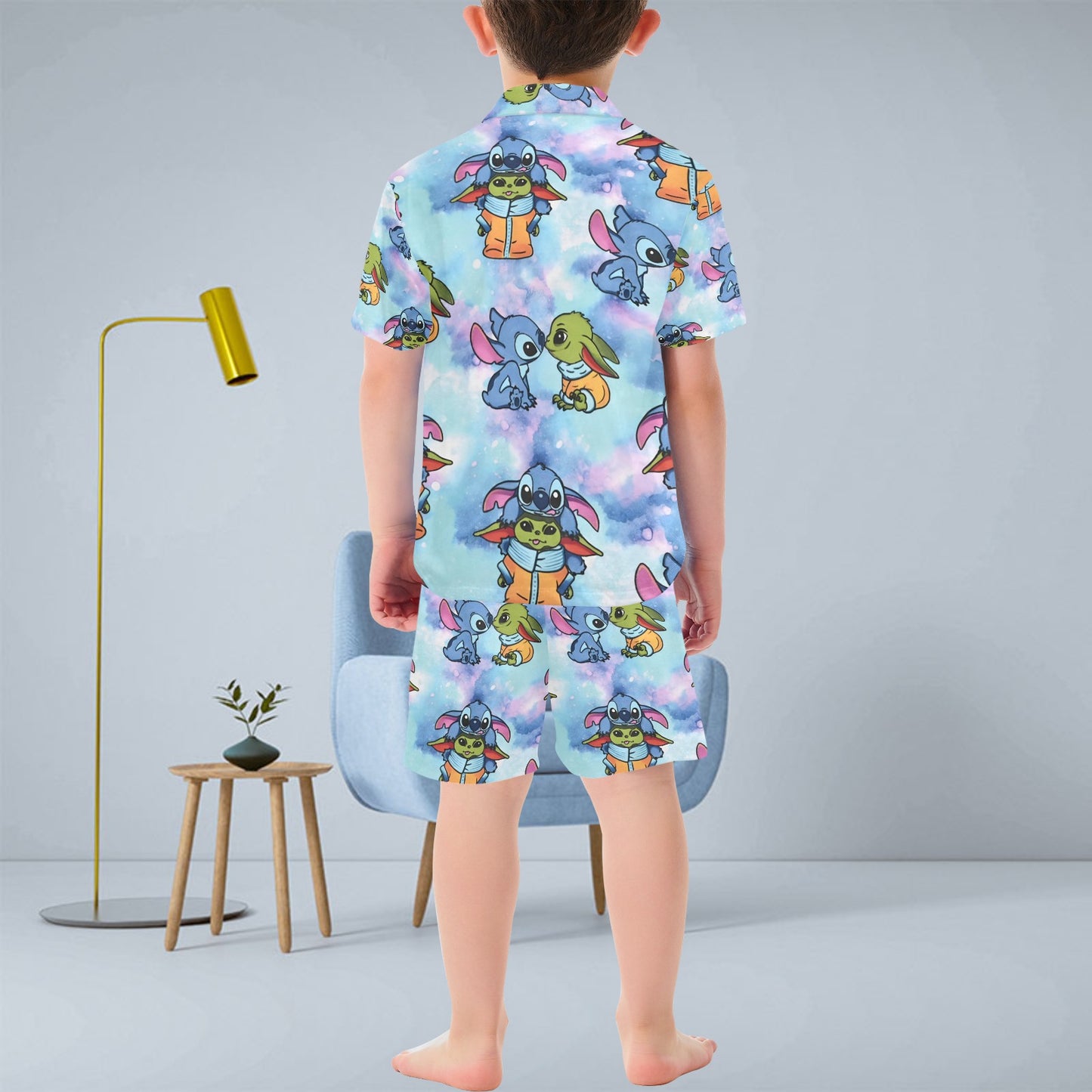 Stitch V-Neck Short Pyjama Set