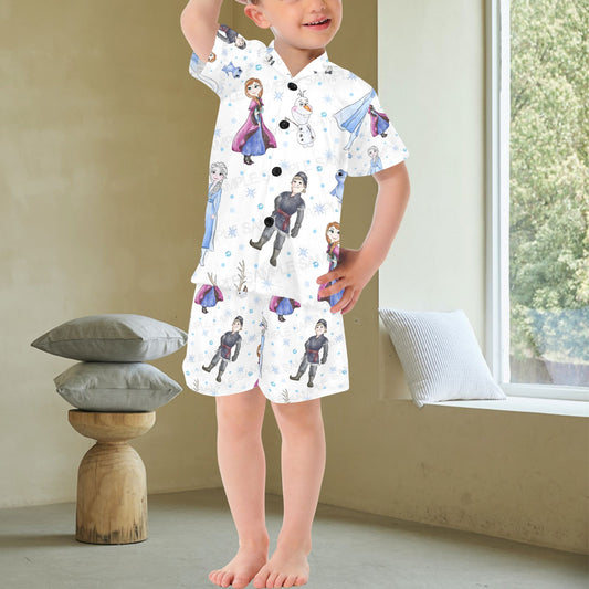 Frozen V-Neck Short Pyjama Set